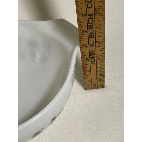 Vintage 1960's PYREX Early American Cinderella Mixing Bowl #443 2.5 Quarts - Picture 6 of 6